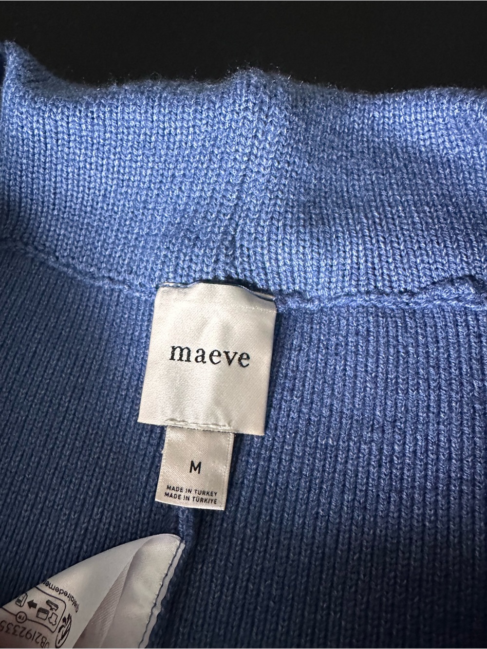 Maeve High Rise Knit Flare Pants with White Side Stripes - Picture 2 of 7
